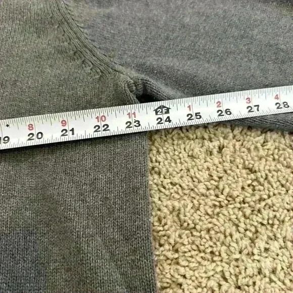 Eddie Bauer Gray Knit Henley Pullover Sweater Men's Size Large - Picture 10 of 15